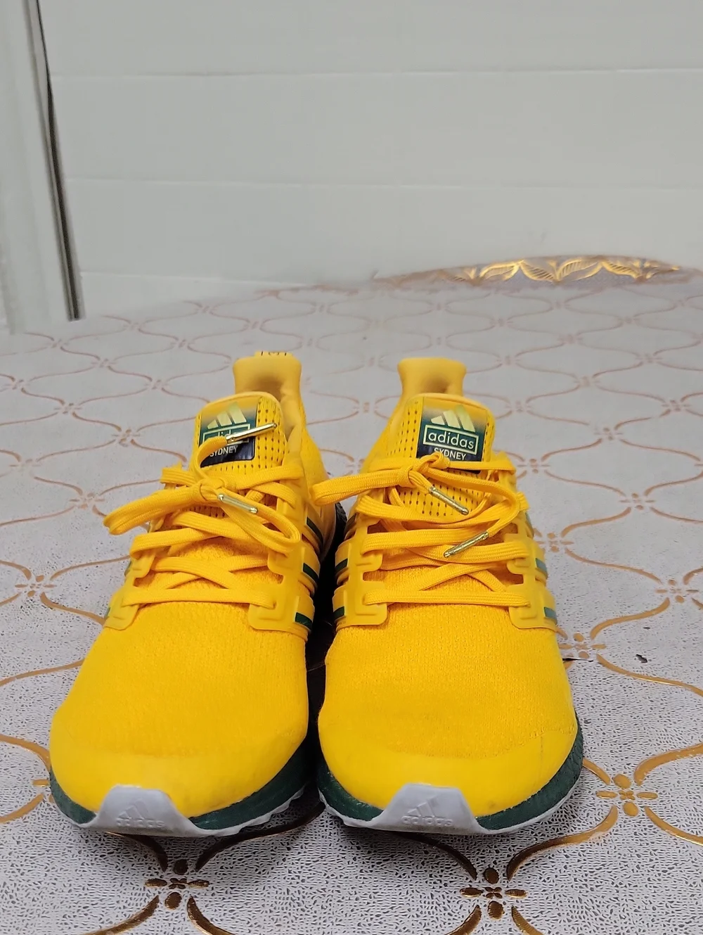 adidas Kids Bright Yellow Athletic Sneakers